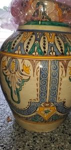 Antique vintage Moroccan vase.